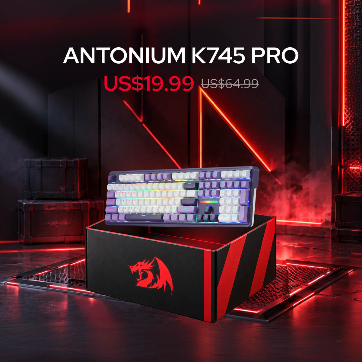 Redragon Mystery Box with randomly selected open-box products,  $19.99 Keyboard Box