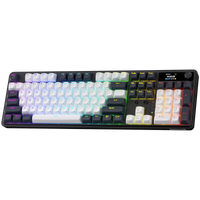 Redragon K761 Wireless Gasket Gaming Keyboard w/Hype Screen & Knob, 104 Keys Mechanical Keyboard, Easy-Control 1.14’’ TFT Info Display, 5-Layer Noise Dampening, Custom Linear Switch | show