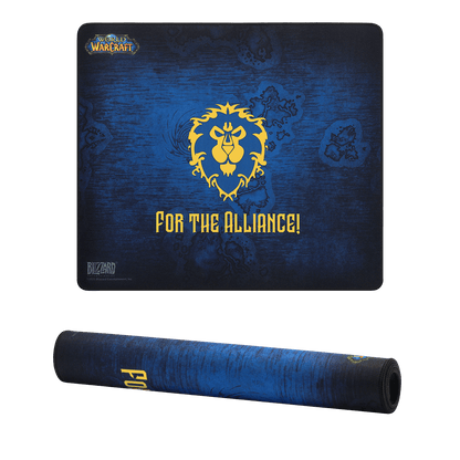 Blizzard Wow Themed Symbol Gaming Mouse Pad, XL Desktop Keyboard Mat
Cloth Cover with Stitched Edge, Smooth Tracking & Stability, Never-Slip Rubber, Official Licensed