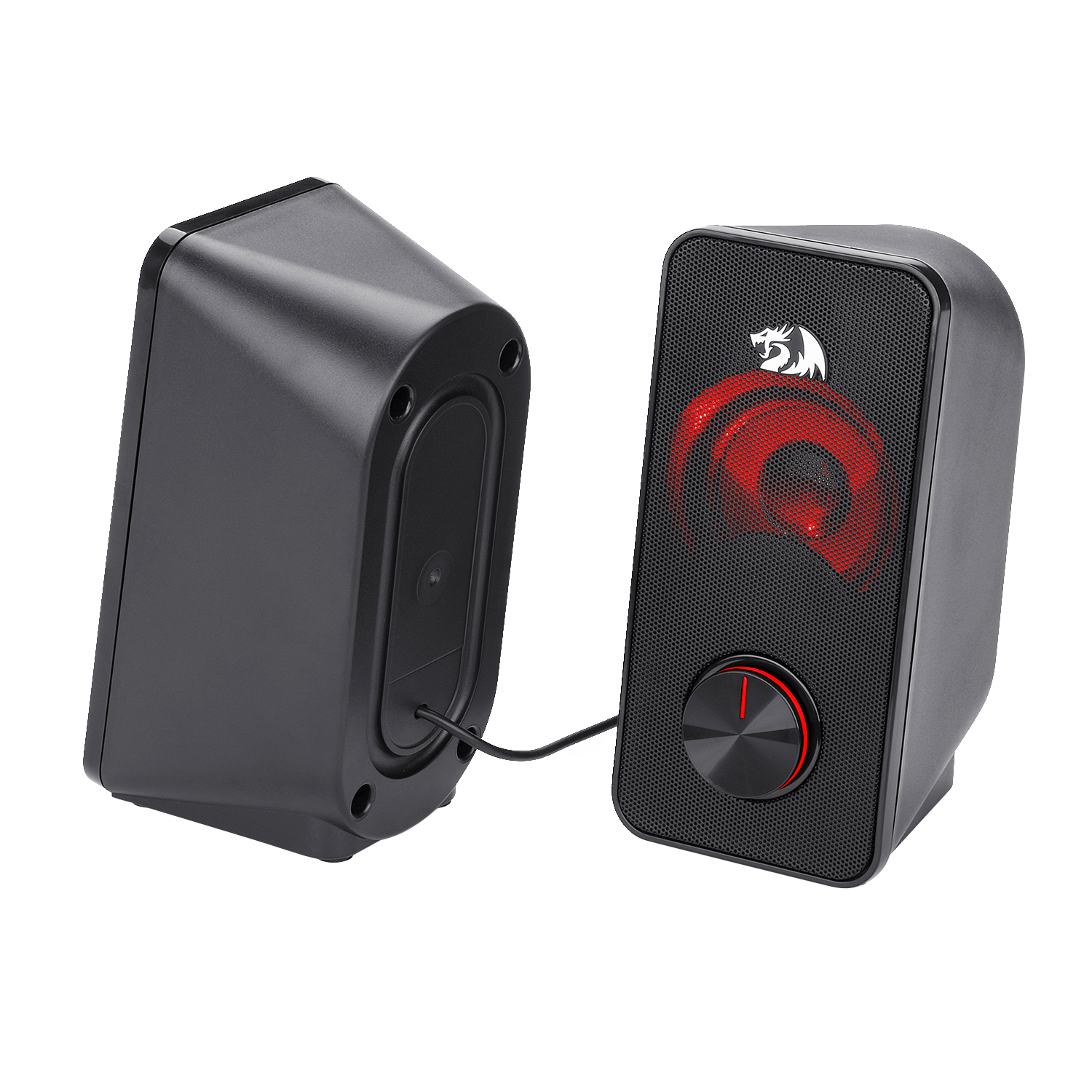 PC Gaming Speaker with Red Backlight