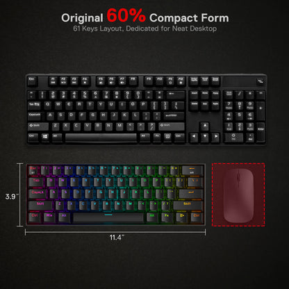 DRACONIC K530 mini wireless keyboard
